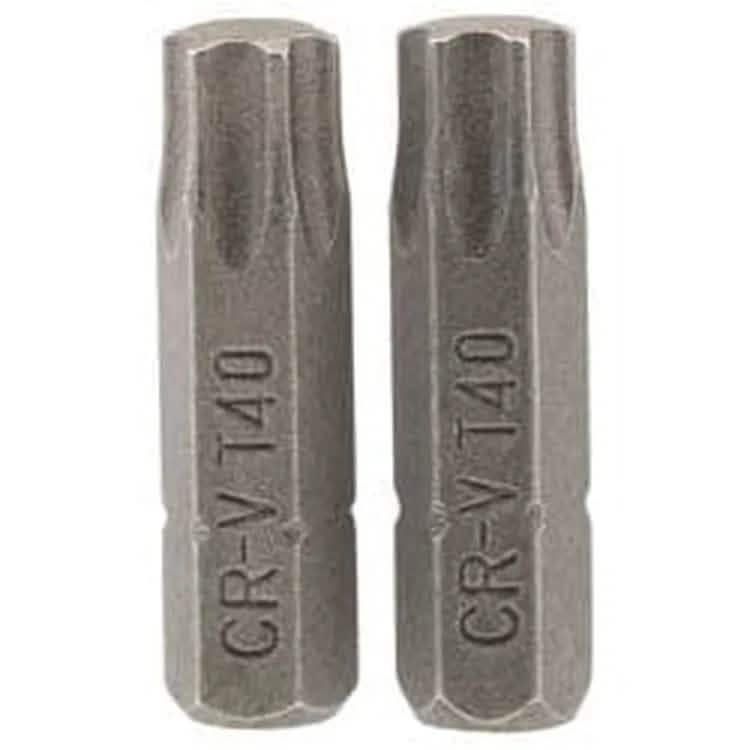 Draper Draper Tx-Star Insert Bit, 1/4" Hex, 25Mm Long, T40 (Pack Of 2) Dr-66437