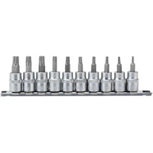 Draper Draper Tx-Star Plus Socket Bit Set, 3/8" Sq. Dr., 48Mm (10 Piece) Dr-16339
