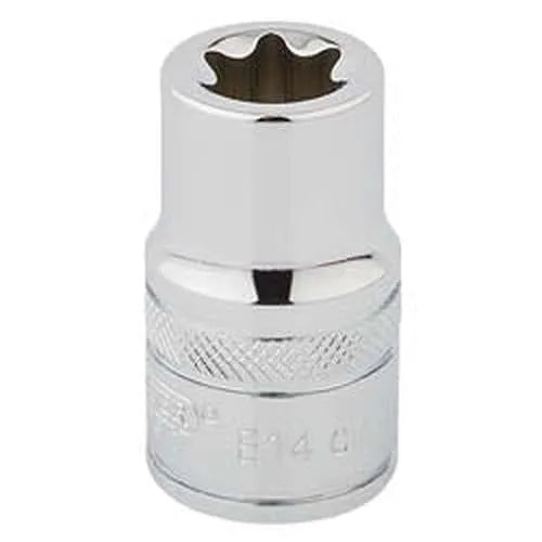 Draper Draper Tx-Star Socket, 1/2" Sq. Dr., E14 Dr-34285