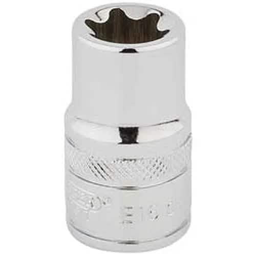 Draper Draper Tx-Star Socket, 1/2" Sq. Dr., E16 Dr-34327