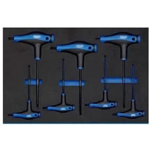 Draper Draper Tx-Star T' Handle Key Set In 3/4 Drawer Eva Insert Tray (7 Piece) Dr-63505