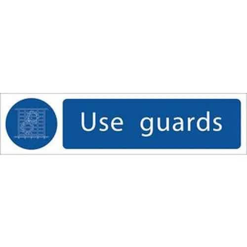 Draper Draper Use Guards' Mandatory Sign Dr-73102