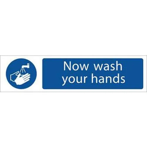 Draper Draper Wash Your Hands' Mandatory Sign Dr-73157