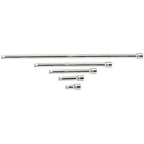 Draper Draper Wobble Extension Bar Set, 3/8" Sq. Dr., Micro Satin Chrome (5 Piece) Dr-16768