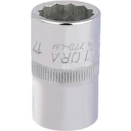 Draper Elora Elora Bi-Hexagon Socket, 1/2" Sq. Dr., 17Mm Dr-24624