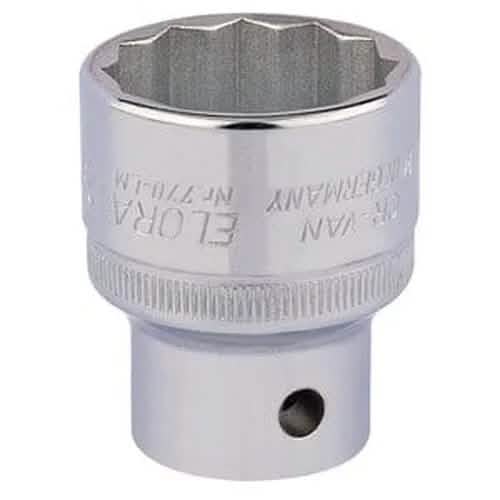 Draper Elora Elora Bi-Hexagon Socket, 1/2" Sq. Dr., 29Mm Dr-24749
