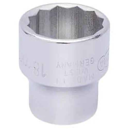 Draper Elora Elora Bi-Hexagon Socket, 3/8" Sq. Dr., 18Mm Dr-25945