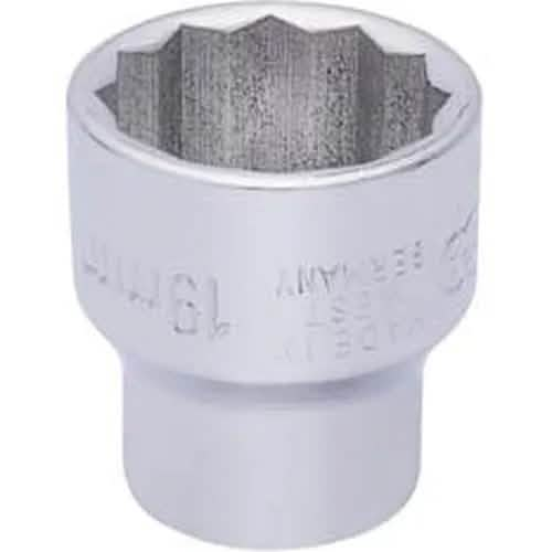 Draper Elora Elora Bi-Hexagon Socket, 3/8" Sq. Dr., 19Mm Dr-25953