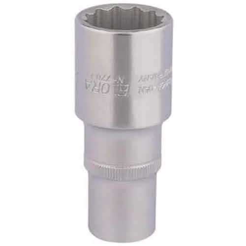 Draper Elora Elora Deep Bi-Hexagon Socket, 1/2" Sq. Dr., 24Mm Dr-11937