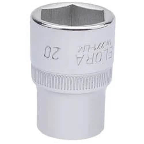 Draper Elora Elora Hexagon Socket, 1/2" Sq. Dr., 20Mm Dr-15309