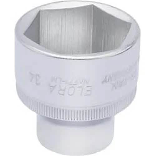 Draper Elora Elora Hexagon Socket, 1/2" Sq. Dr., 34Mm Dr-15323