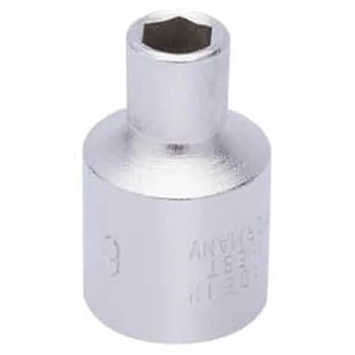 Draper Elora Elora Hexagon Socket, 3/8" Sq. Dr., 6Mm Dr-25820