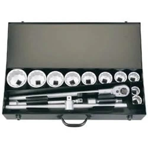 Draper Elora Elora Metric Socket Set, 1" Sq. Dr. (14 Piece) Dr-53037