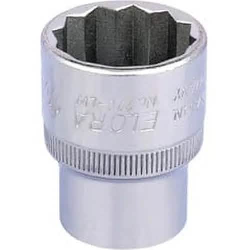 Draper Elora Elora Whitworth Bi-Hexagon Socket, 1/2" Sq. Dr., 1/2" Dr-24856