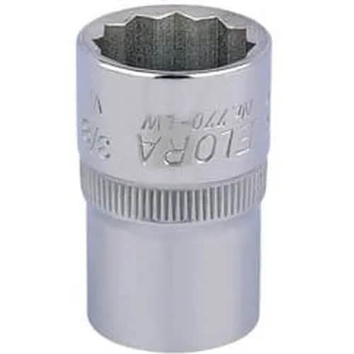 Draper Elora Elora Whitworth Bi-Hexagon Socket, 1/2" Sq. Dr., 3/8" Dr-24830