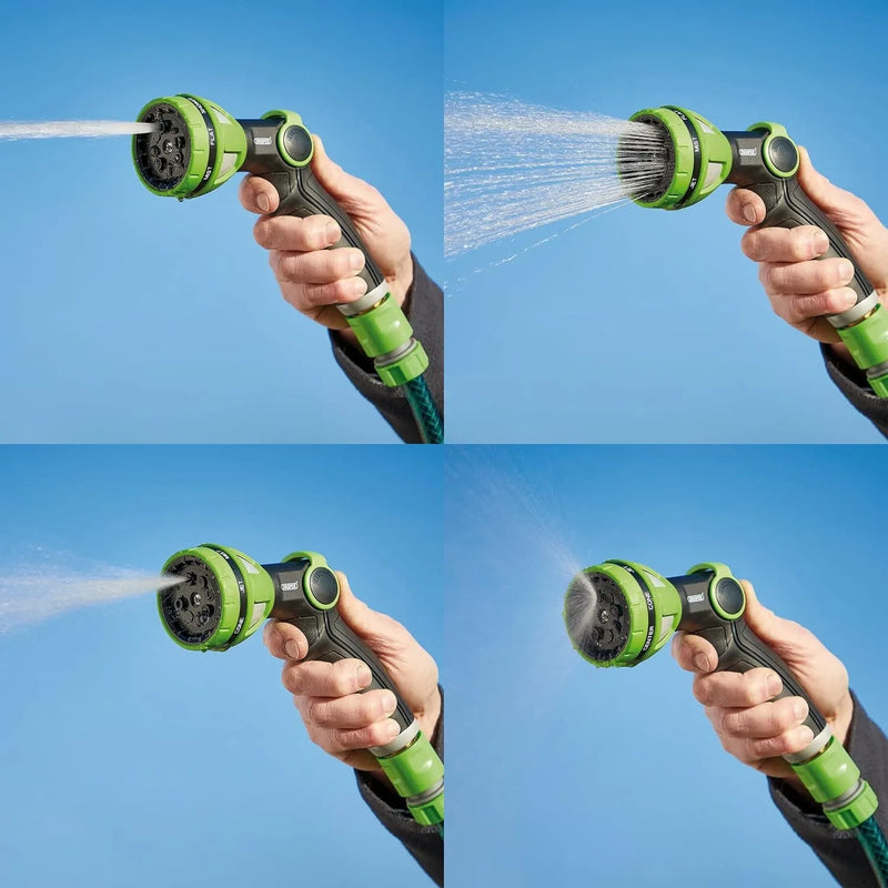 Draper Garden Hose Spray Nozzles Draper 19722 Eight Pattern Garden Spray Gun With Adjustable Flow Rate