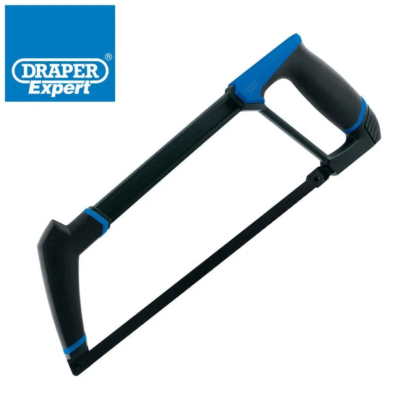 Draper Hacksaw Draper 39244 Heavy Duty 12" 300mm Hacksaw Soft Grip Handle Hack Saw with Blade