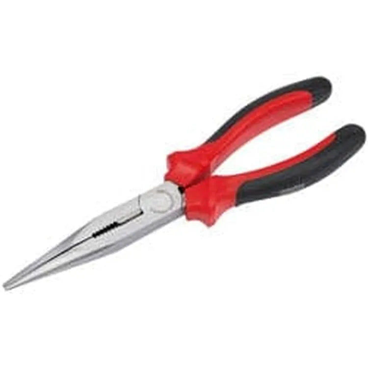 Draper Heavy Duty Long Nose Pliers Draper 68300 Soft Grip Slip Guard 200mm