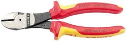 Draper-Knipex Knipex Knipex 74 08 180Uksbe Vde Fully Insulated High Leverage Diagonal Side Cutters, 180Mm Dr-31927