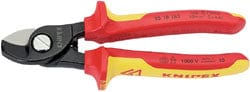Draper-Knipex Knipex Knipex 95 18 165Uksbe Vde Fully Insulated Cable Shears, 165Mm Dr-32014