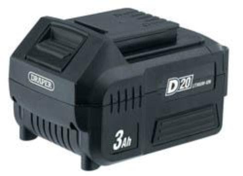 Draper Power Tool Batteries Draper 00649 D20 20V Li-Ion Battery 3.0Ah Dr-00649