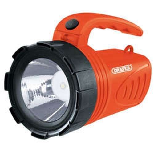 Draper Torches Draper 66013 - 3W Rechargeable Torch Spotlight (Orange) Dr-66013