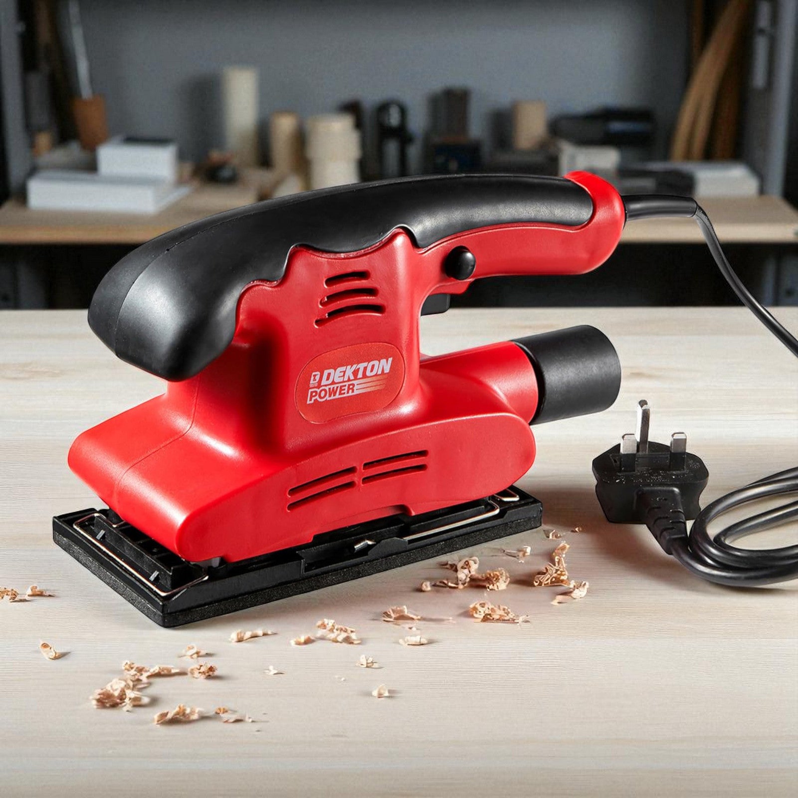 Dekton 150W Electric Sander with Dust Extraction Port + 1pc Sanding Sheet