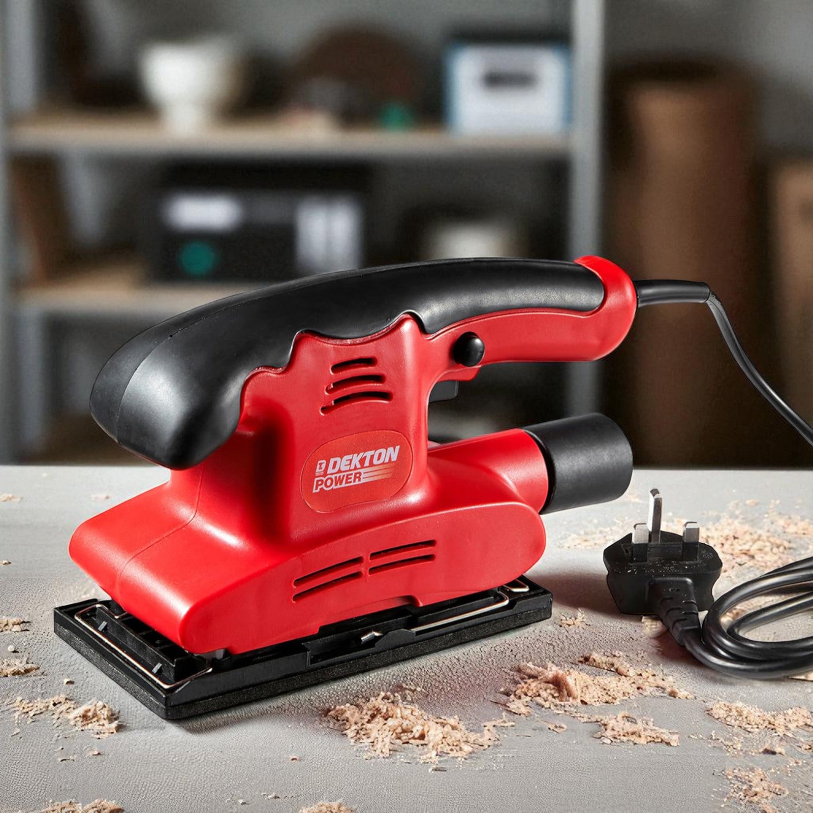 Dekton 150W Electric Sander with Dust Extraction Port + 1pc Sanding Sheet