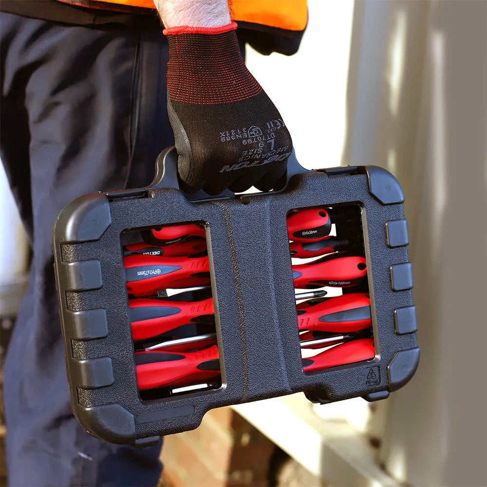 Screwdriver & Bits Set 58pc Precision Philips Flat Slot Torx Pozi + Storage Case