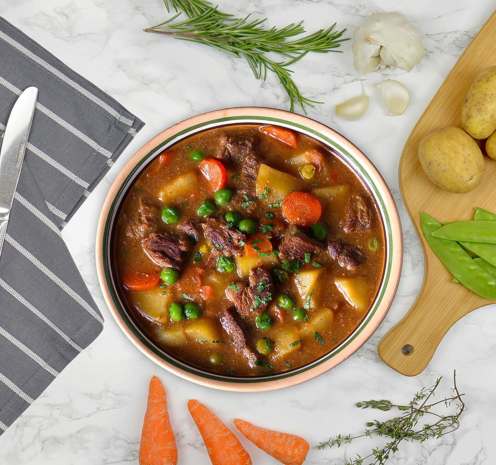 1.5L Electric Slow Cooker Stainless Steel with Clear Glass Lid and Removable Ceramic Pot