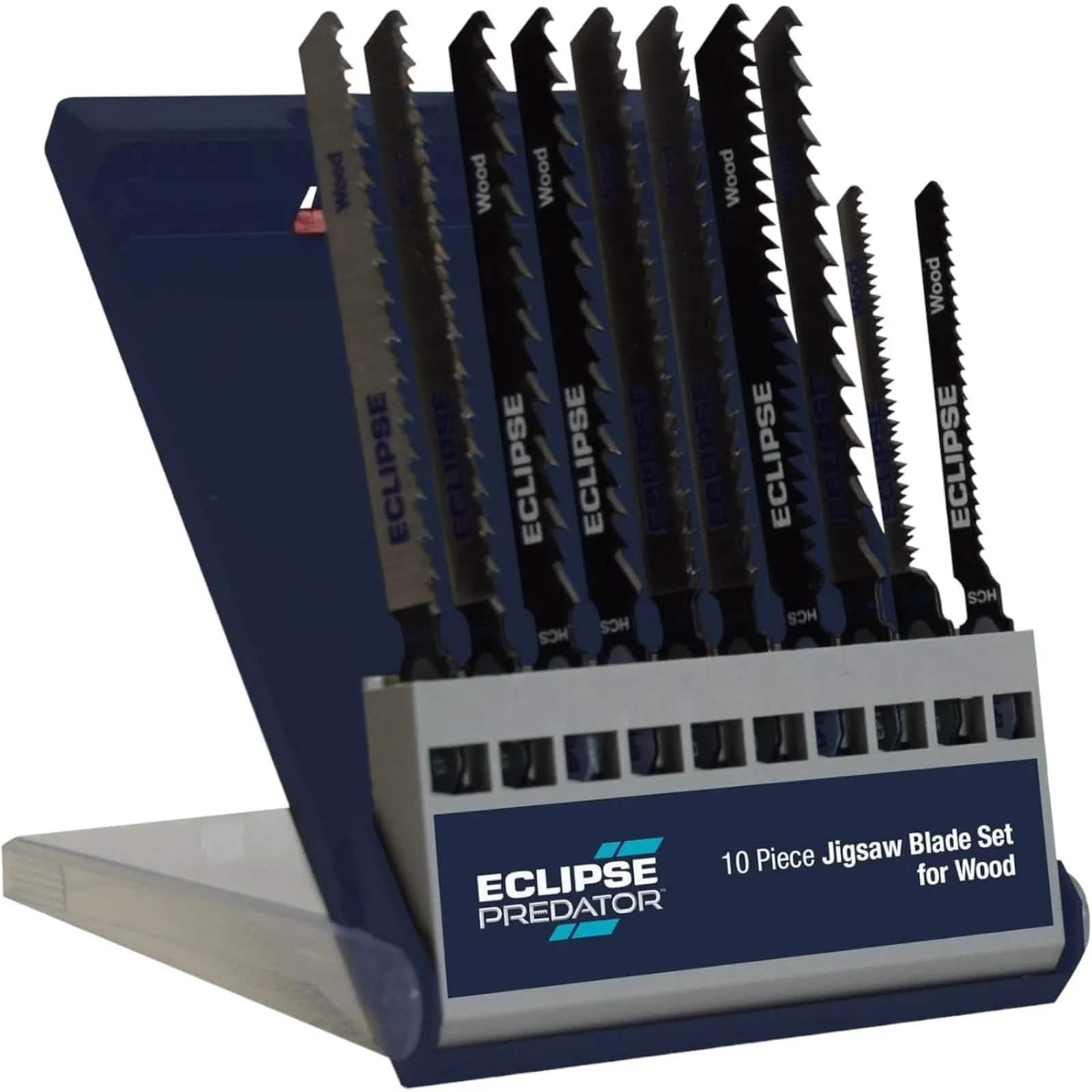Eclipse Tools Jigsaw Accessories Predator Jigsaw Blade Set Eclipse EPT-W10 for Wood 10PC
