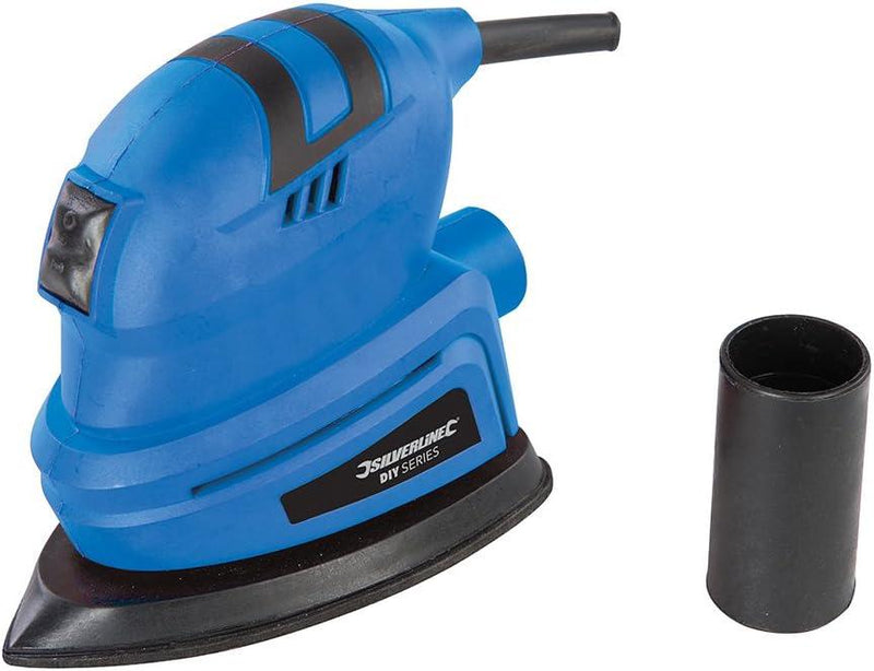 Electric Detail Palm Sander 130W Silverline 421042 - Finishing - tooltime.co.uk