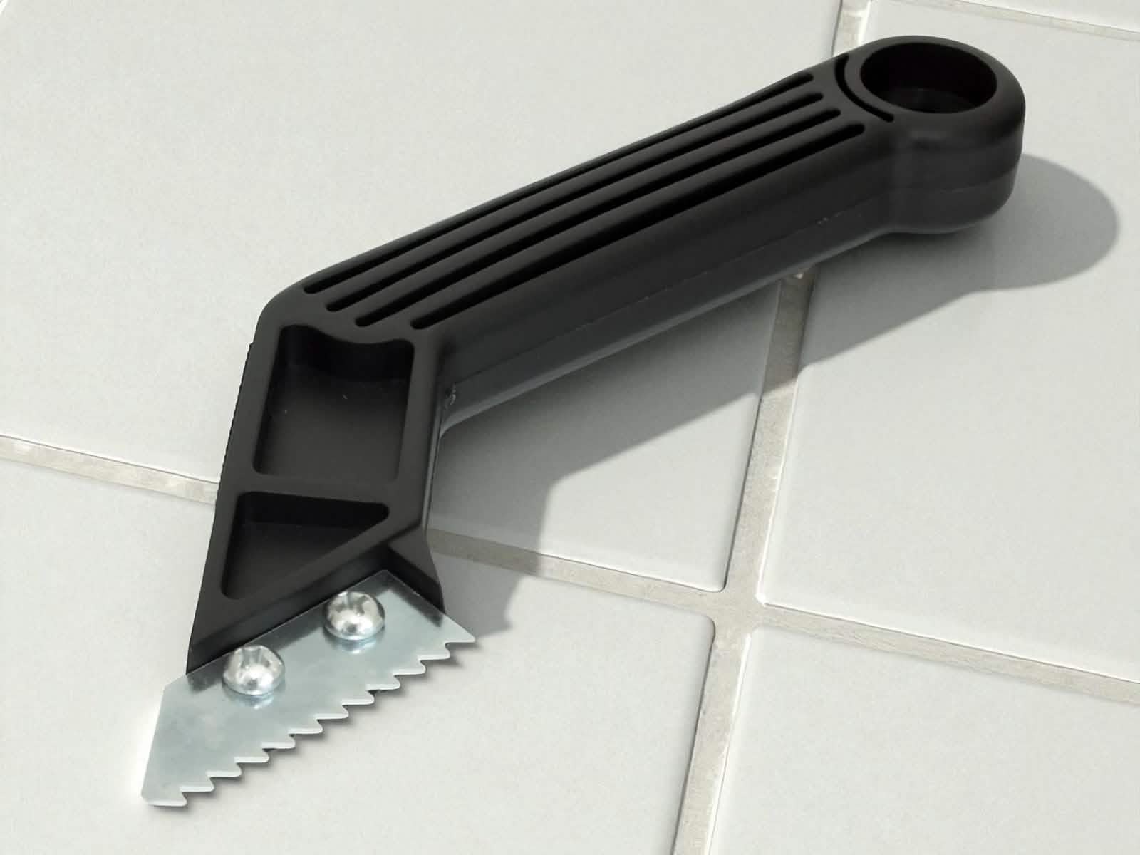 Grout Removal Rake Remover Tool for Floor and Wall Tiles | Heavy Duty Replaceable 50mm Serrated Blade