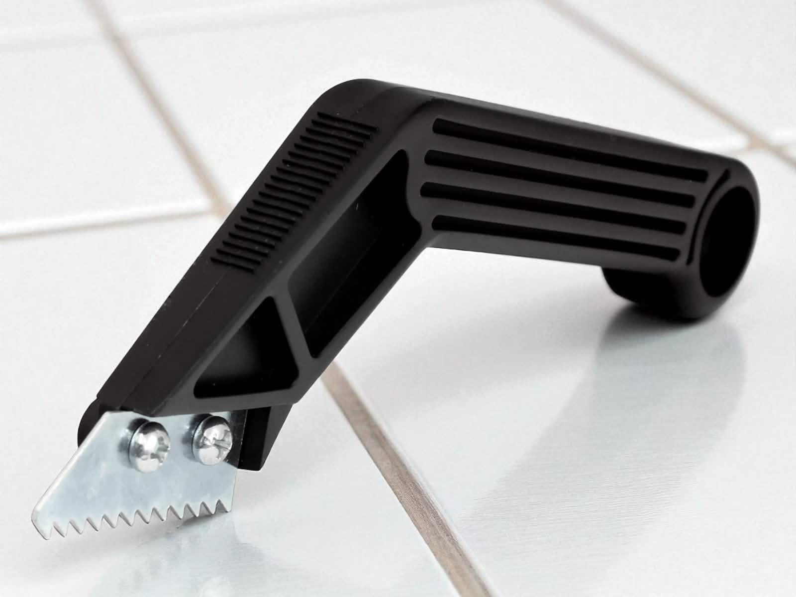 Grout Removal Rake Remover Tool for Floor and Wall Tiles | Heavy Duty Replaceable 50mm Serrated Blade