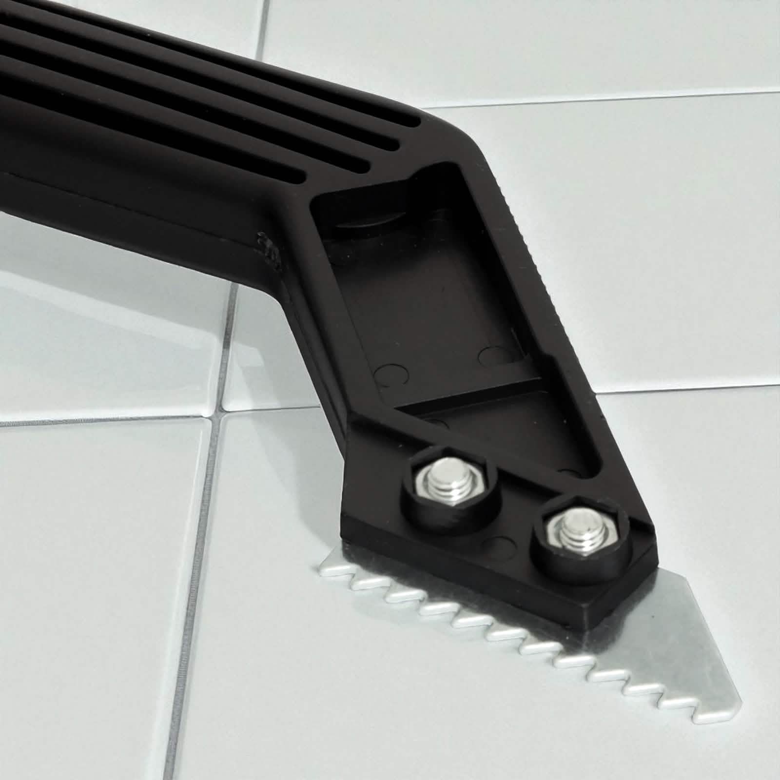 Grout Removal Rake Remover Tool for Floor and Wall Tiles | Heavy Duty Replaceable 50mm Serrated Blade