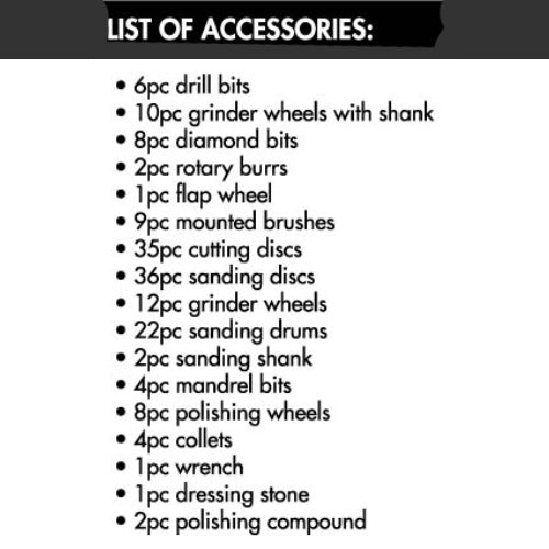 162pc Electric Mini Rotary Drill & Bit Set with Flexi Drive Shaft and Telescopic Hanging Stand