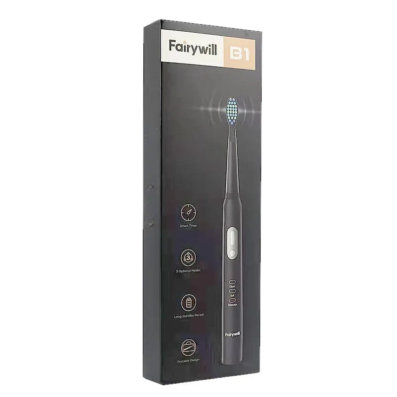 Fairywill Sonic Electric Toothbrush Fairywill B1 Sonic Electric Toothbrush | Battery Operated with 3 Modes and 2 Brush Heads