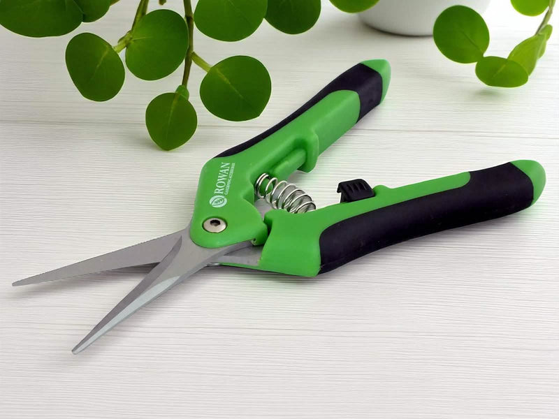 6.5" Floral Snips Lightweight Garden Scissors | Precision Secateurs Pruning Shears | Flower Deheading Trimming