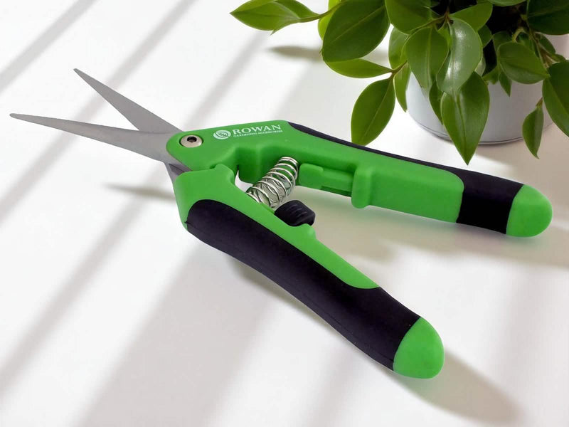 6.5" Floral Snips Lightweight Garden Scissors | Precision Secateurs Pruning Shears | Flower Deheading Trimming