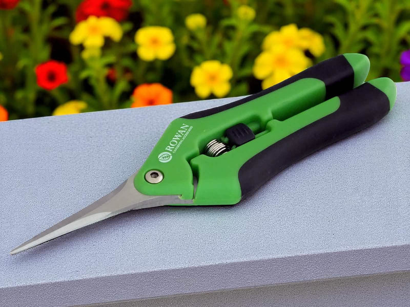 6.5" Floral Snips Lightweight Garden Scissors | Precision Secateurs Pruning Shears | Flower Deheading Trimming