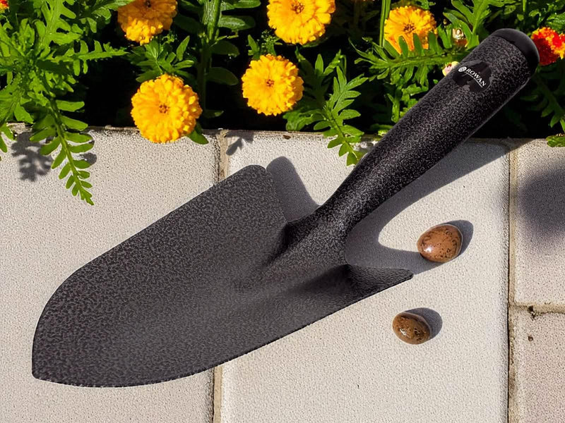 3pc Heavy Duty Carbon Steel Garden Hand Tool Set | Trowel, Transplanting Trowel and Fork