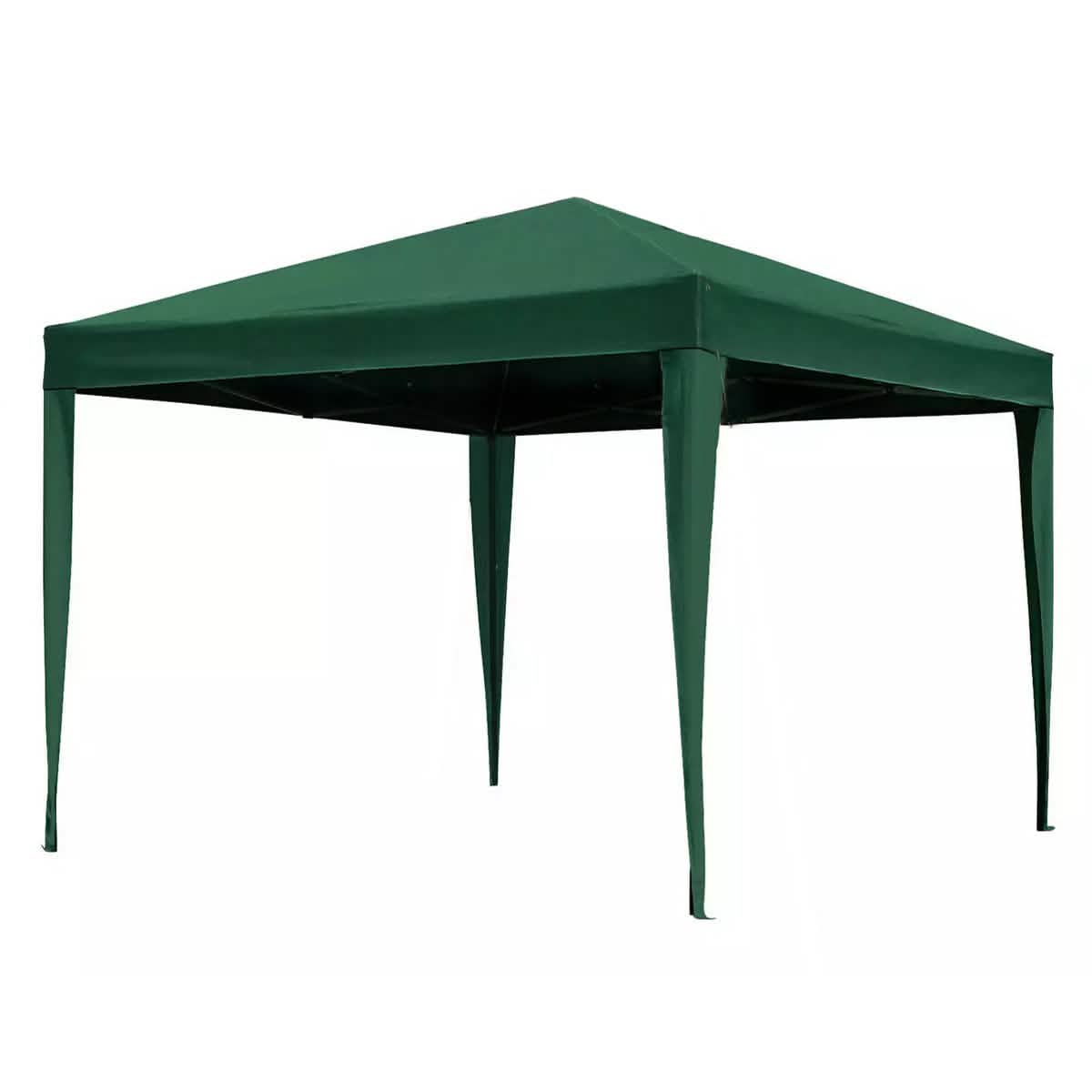 Gazebo Party Tent Green Water Resistant Shelter Outdoor Awning Canopy 3m x 3m