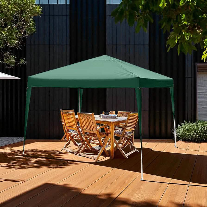 Gazebo Party Tent Green Water Resistant Shelter Outdoor Awning Canopy 3m x 3m
