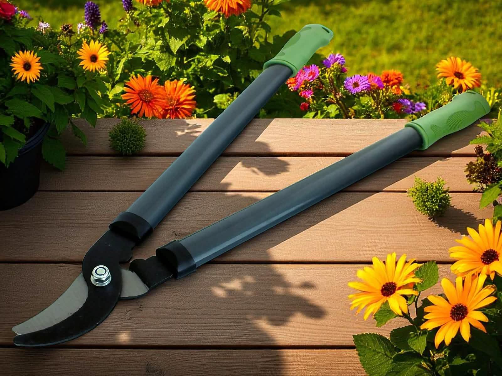 Garden Bypass Loppers Lopping Shears Tree Branch Cutting Bush Pruning Soft Grips