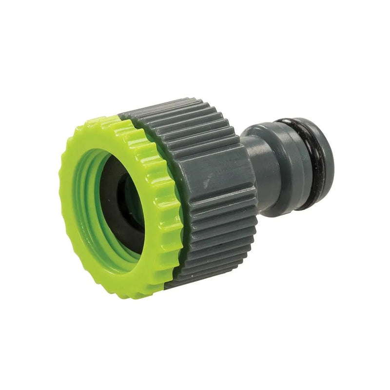 Garden Hose Pipe Connector Adaptor (1/2" & 3/4") - tooltime.co.uk