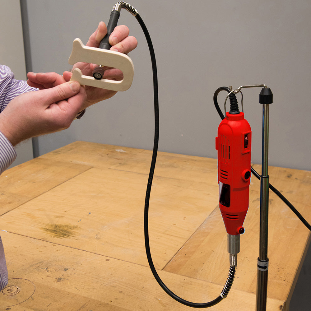 162pc Electric Mini Rotary Drill & Bit Set with Flexi Drive Shaft and Telescopic Hanging Stand