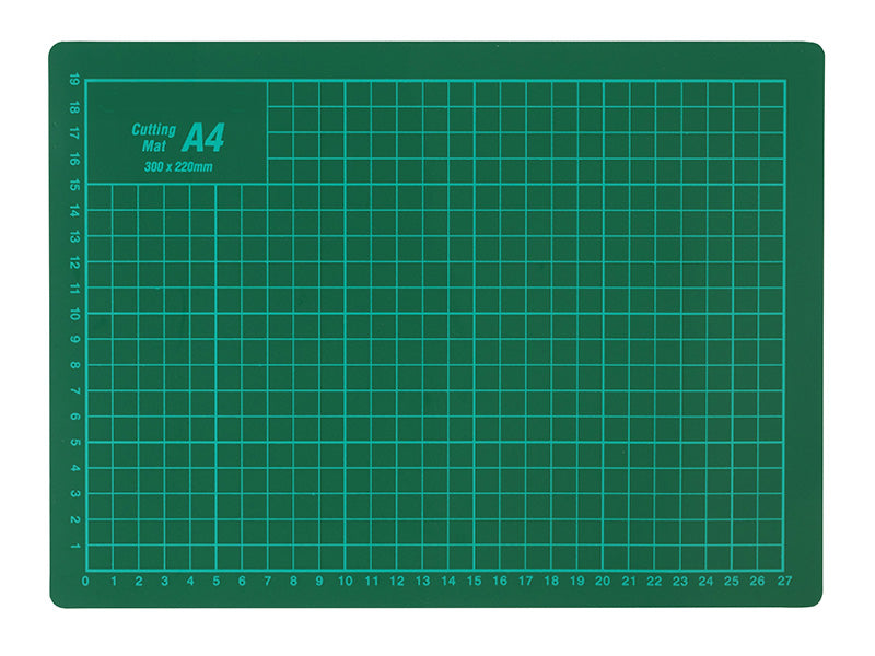 A4 Cutting Mat with Non Slip Self Healing Surface and Printed Grid Lines