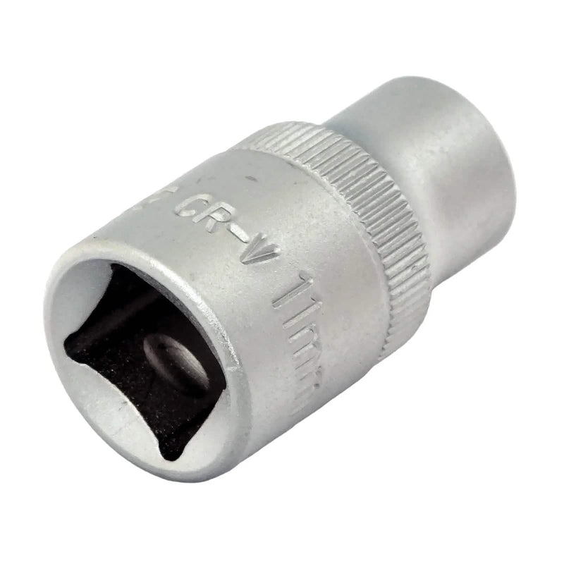 Goodyear 1/2" Dr. Socket Goodyear 1/2" Dr. 11mm Socket Chrome Vanadium 6 Point Socket