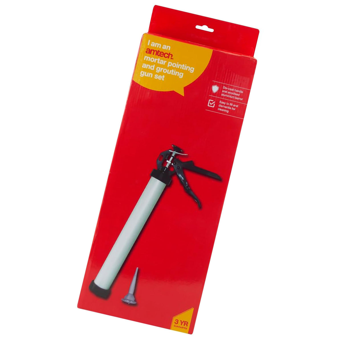 Mortar Pointing & Grouting Gun Paving Slabs Wall Tiles Brick Cement Caulking Set