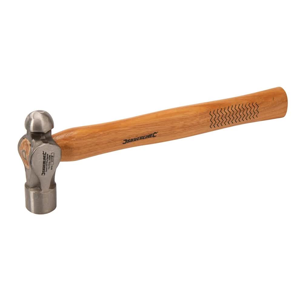 Ball Pein Hammer 24oz (680g) Hickory Wood Silverline Ha24b